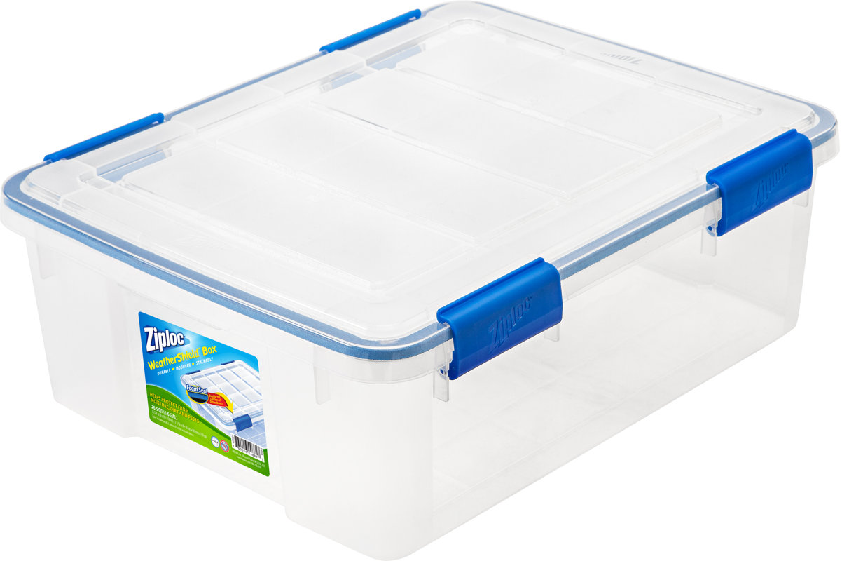 ZIPLOC WeatherShield Storage Box & Reviews Wayfair